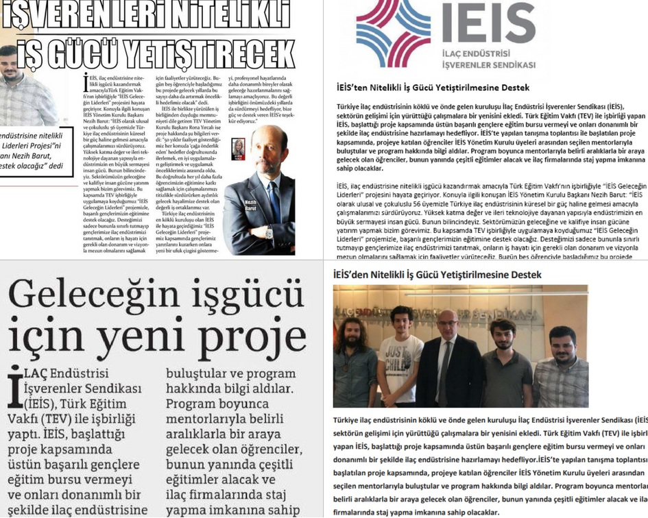 'İEİS Geleceğin Liderleri' projesi yansımaları